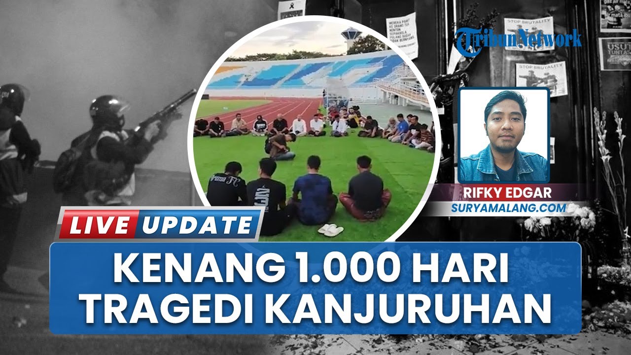 1000 Hari Tragedi Kanjuruhan, Arema FC Gelar Doa di Pinggir Lapangan Stadion seusai Latihan