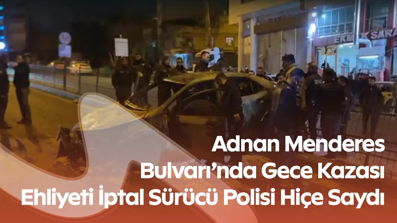 Kahramanmaraş’ta “Dur” İkazına Uymadı! Kaçarken Orta Refüje Çarptı