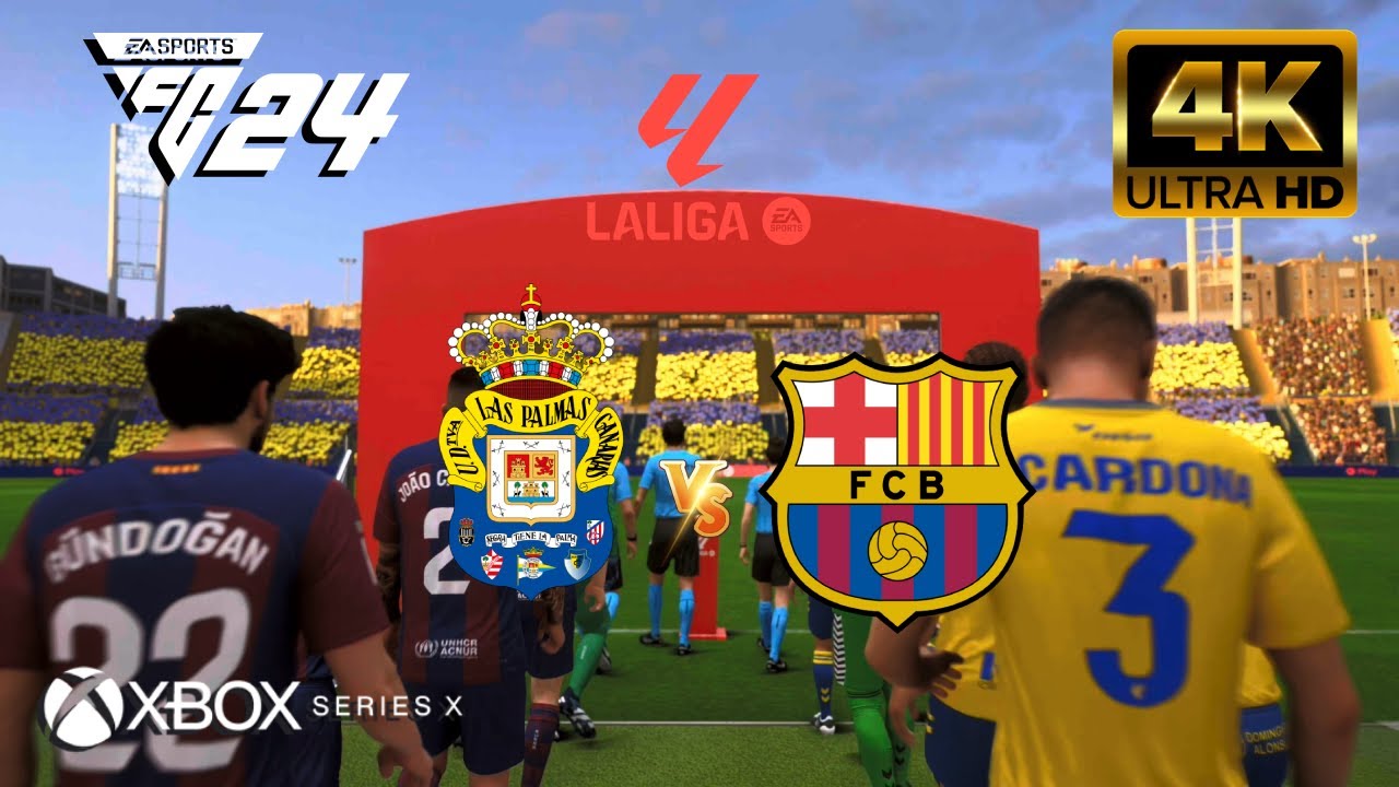 EA FC 24 - Las Palmas vs Barcelona | La liga - 23/24 | Next Gen - Series X [4K 60FPS]
