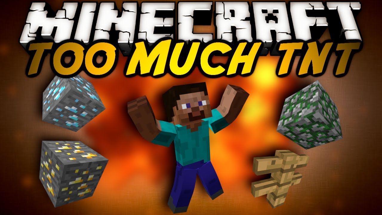 Minecraft Mod Showcase : TOO MUCH TNT!