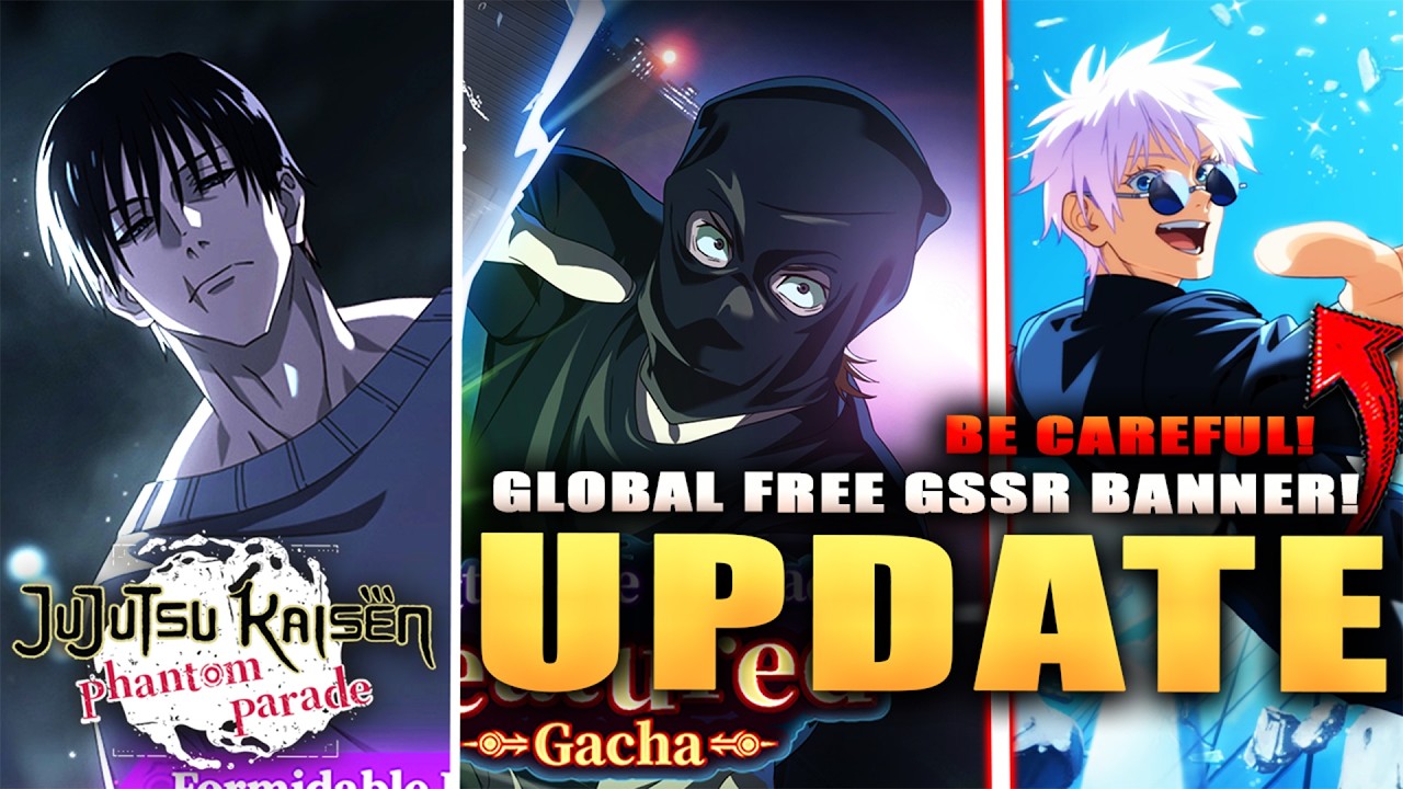 *ГЛОБАЛЬНЫЙ* БЕСПЛАТНЫЙ БАННЕР GSSR И НЕ ОШИБАЙТЕСЬ! НОВОЕ ОБНОВЛЕНИЕ! (JJK: Phantom Parade)