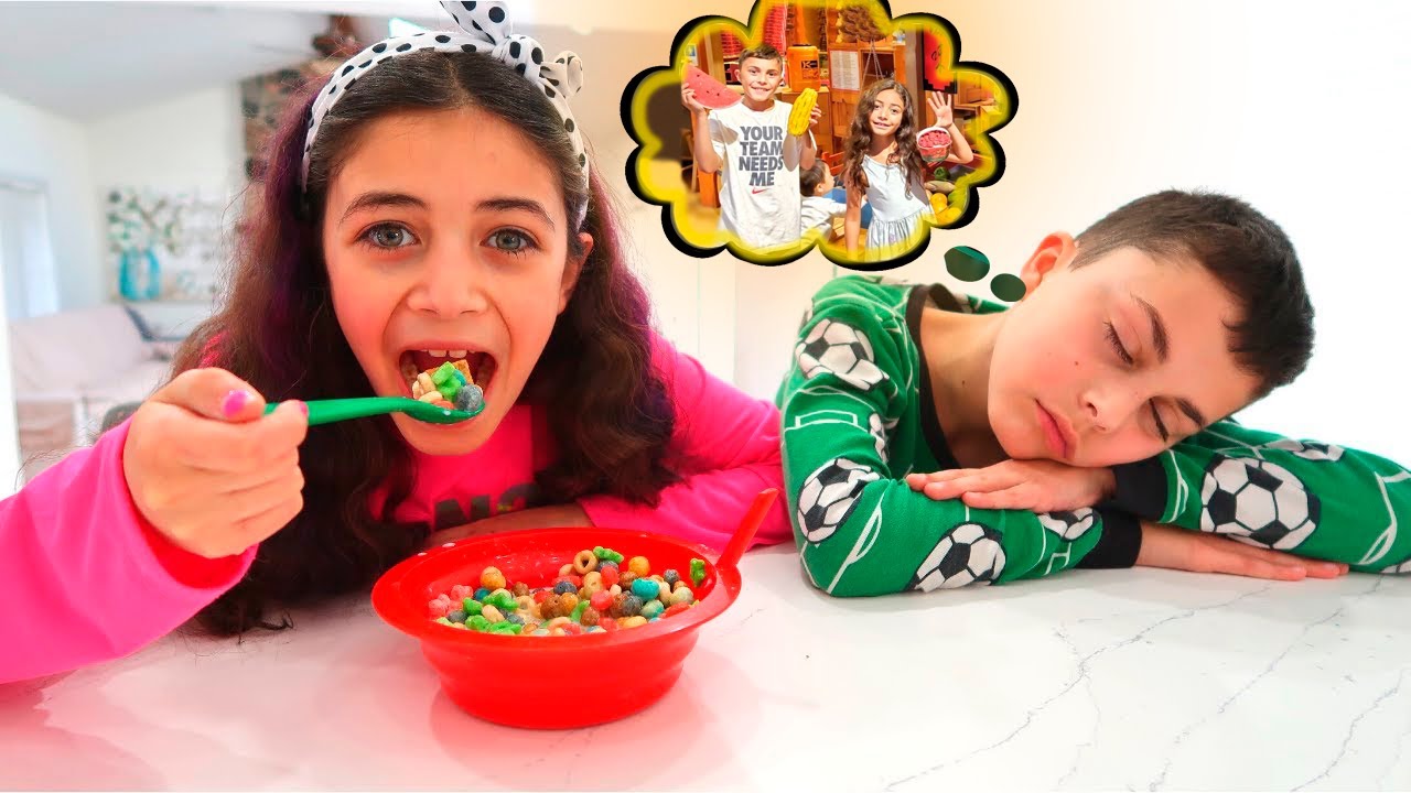 Interesantes historias sobre la escuela y la alimentación saludable de Heidi y Zidane