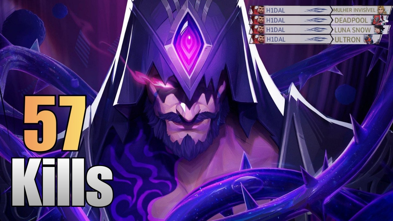 A NOVA SKIN GRÁTIS DO DOUTOR ESTRANHO TÁ INSANA 😈 (57 KILLS) | Marvel Rivals