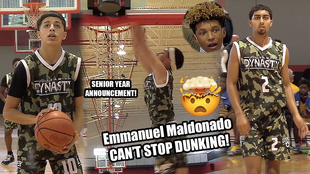Emmanuel Maldonado CAN'T STOP DUNKING!!! DROPS 27 & ANNOUNCES WHERE HE'S GOING FOR HIS SENIOR YEAR!
