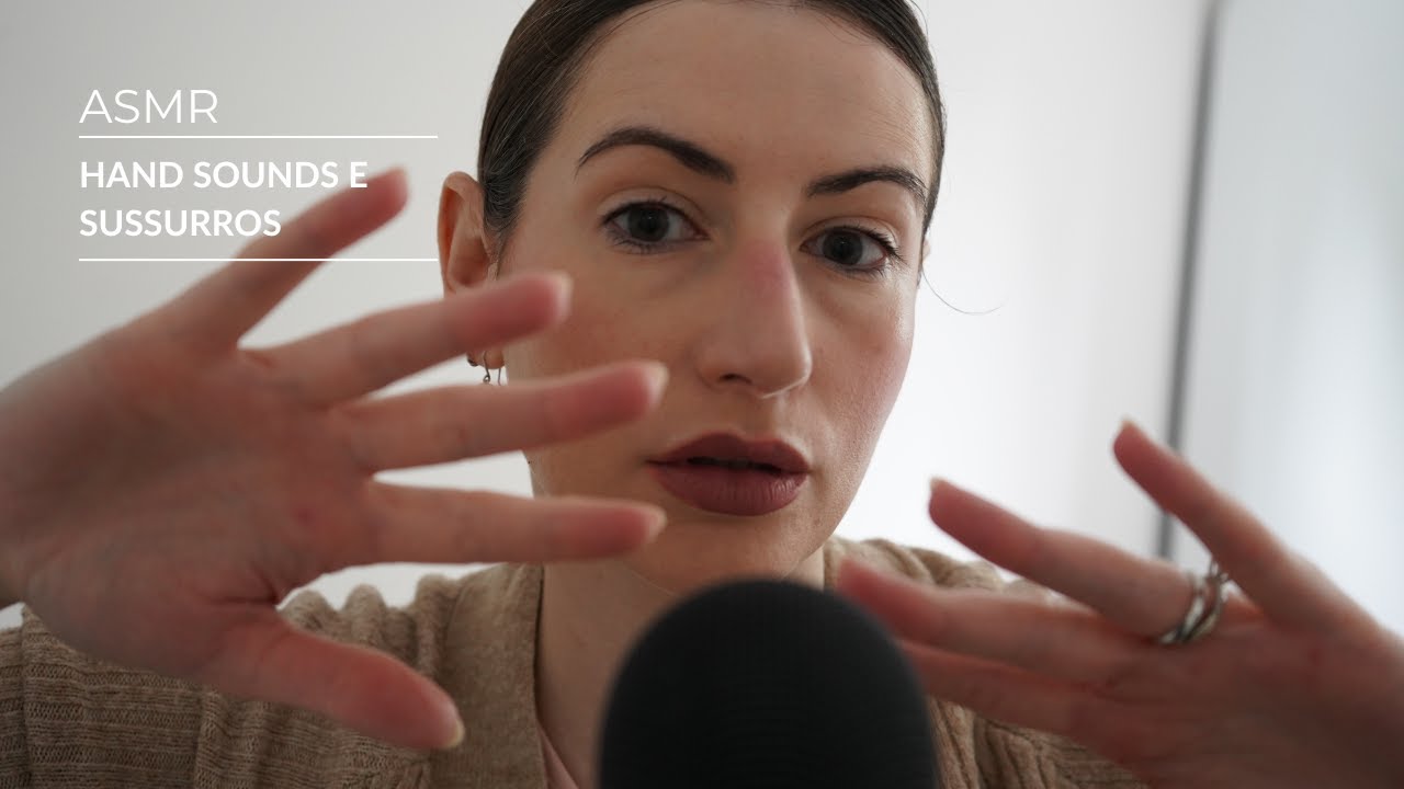 ASMR - Hand sounds e sussurros | SOLANGE PRATA