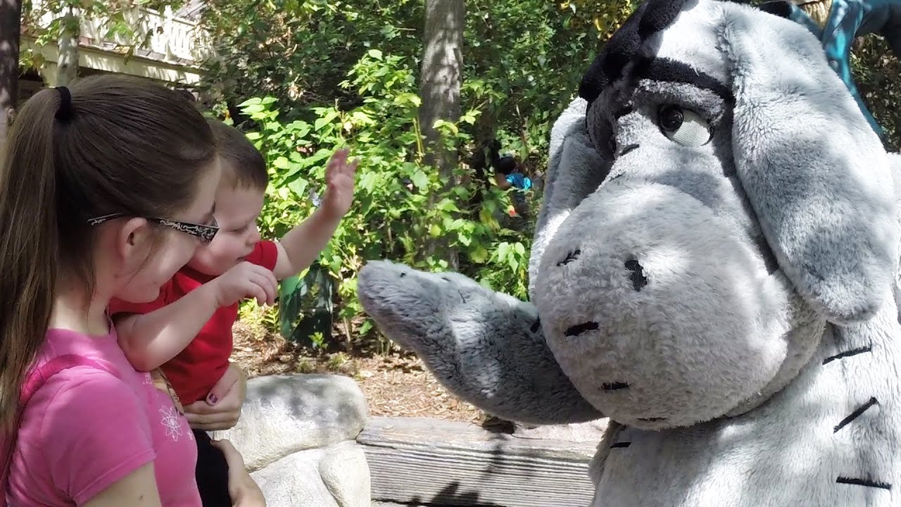 Baby Tyler Meets Eeyore 