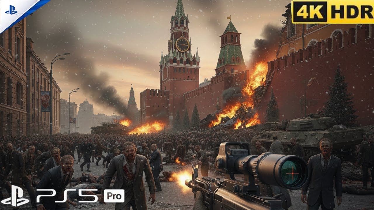 MOSCOW HAS FALLEN. 🇷🇺 | The Most Realistic Zombie Simulation EVER | ULTRA REALISTIC 4K60FPS PS5PRO
