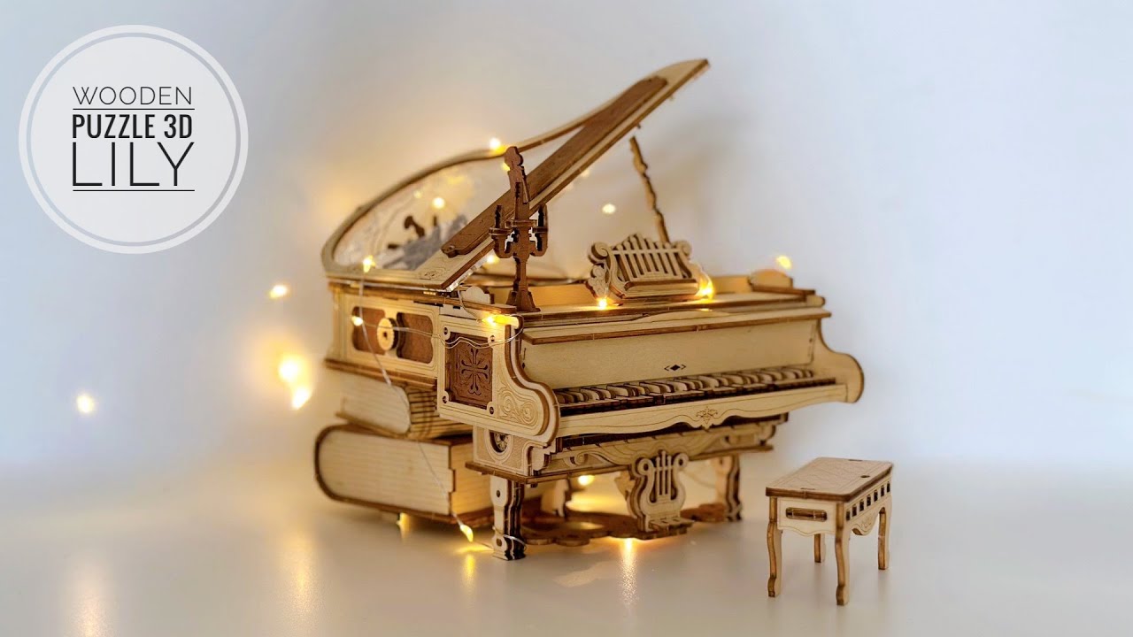 Wooden Puzzle 3D - Robotime || Magic Piano