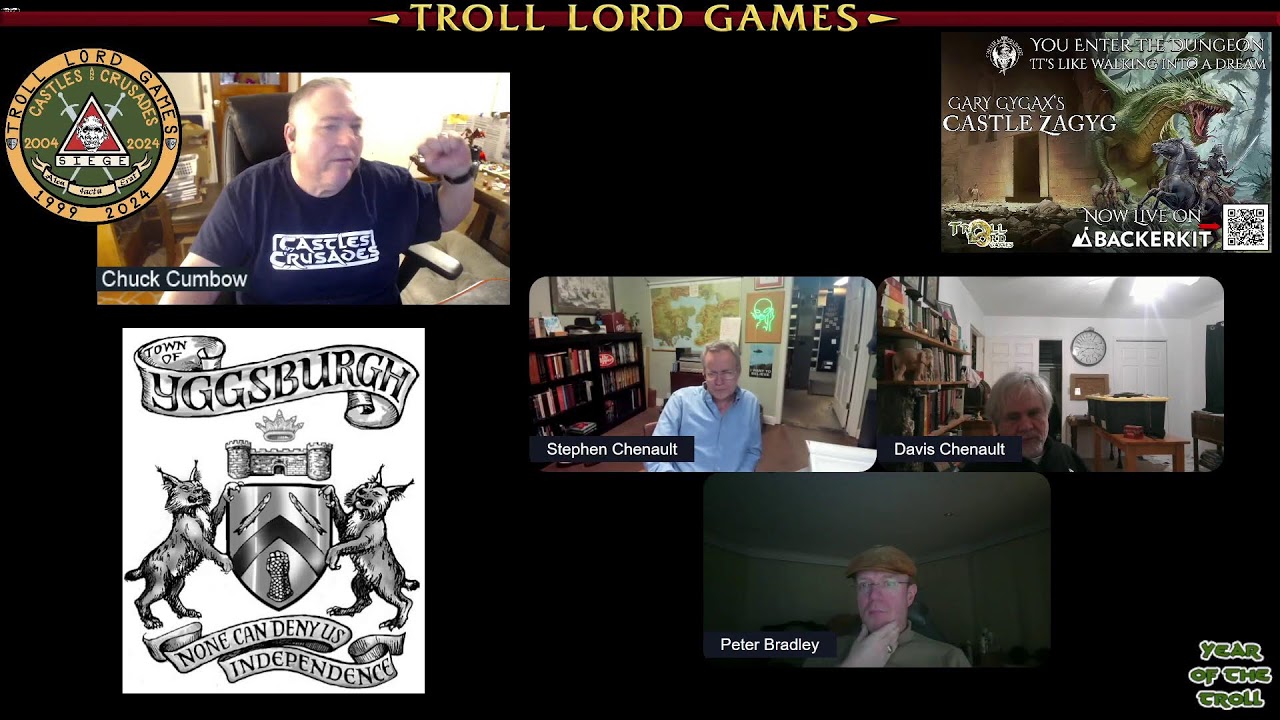 🏰 Actual Play! C&C CASTLE ZAGYG Pt 1 - The Citadel 🏰 #Giveaways! #gygax #playcnc