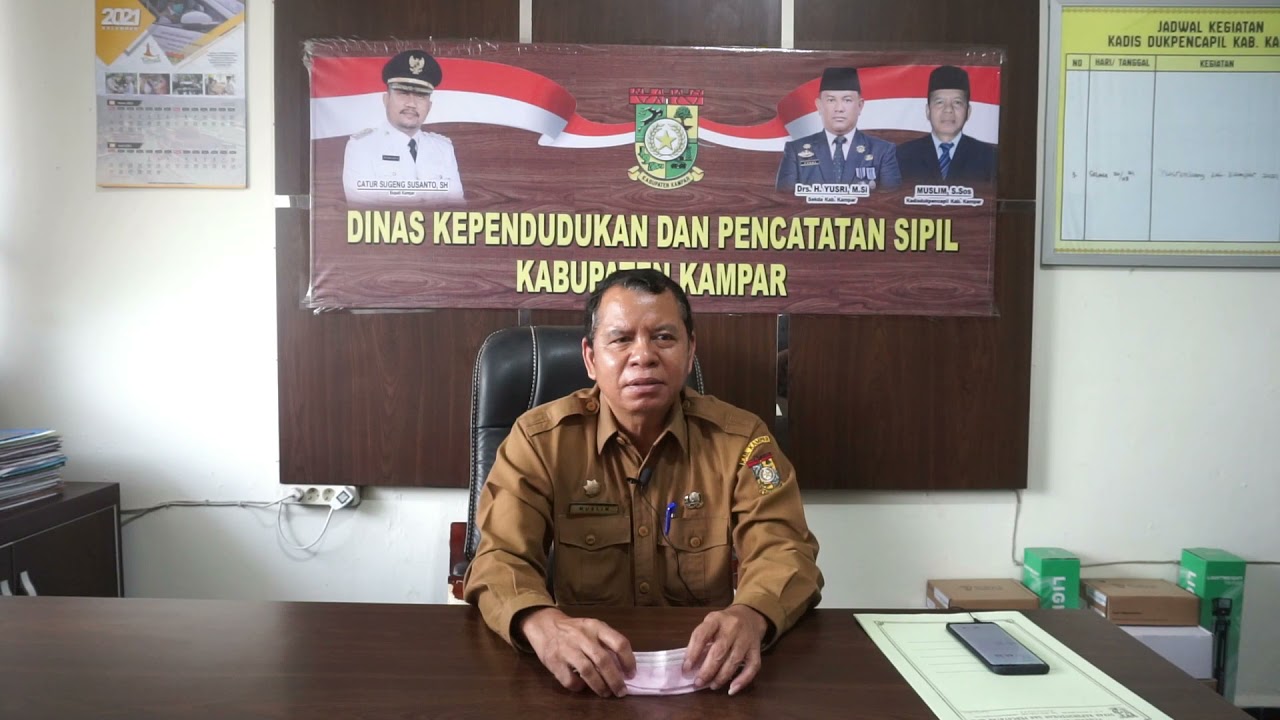 Testimoni | Kepala Dinas Kependudukan Dan Pencatatan Sipil Kabupaten Kampar