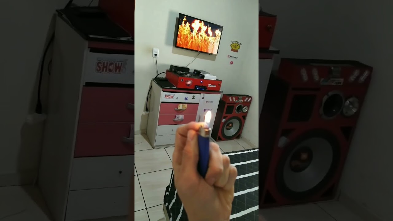 Foi t&atilde;o forte que quebrou a porta 😳