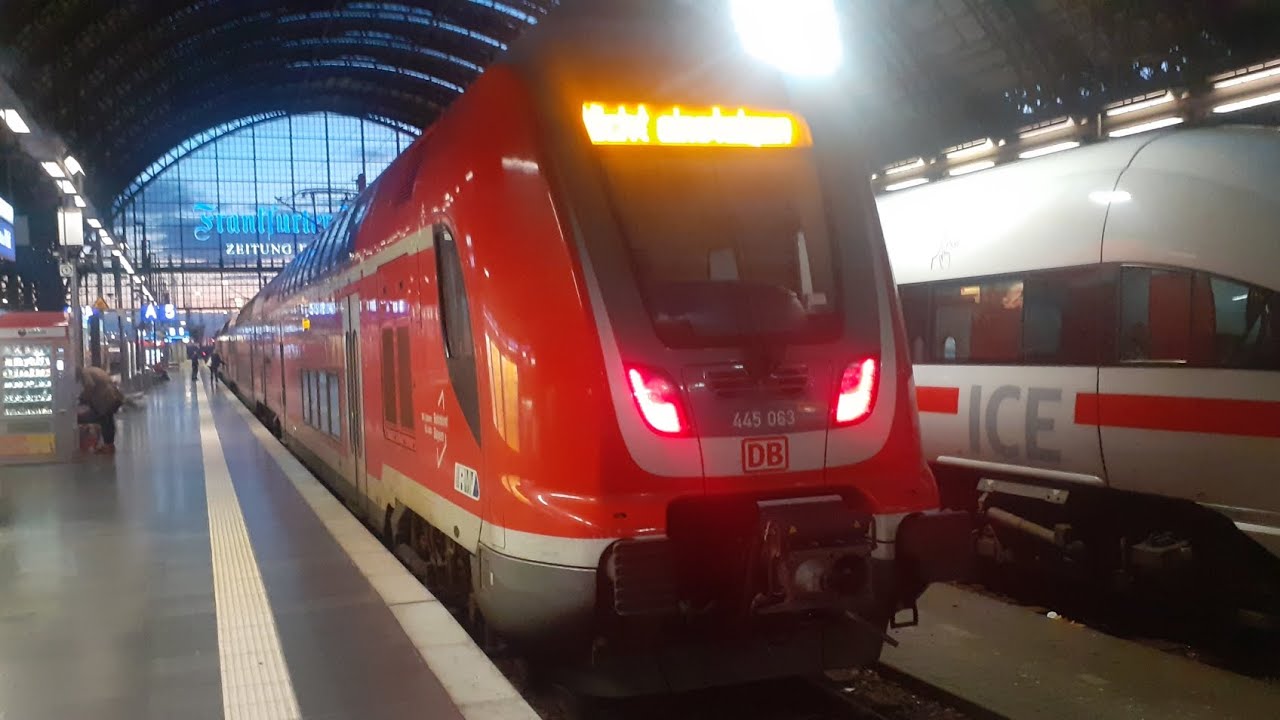 Zugmitfahrt RE 55 von Würzburg nach Frankfurt Teil 5