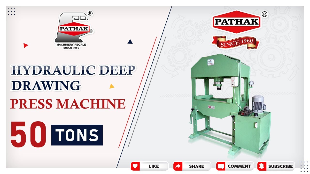 Hydraulic Deep Drawing Press Machine By Pathak Industries, Howrah, Kolkata