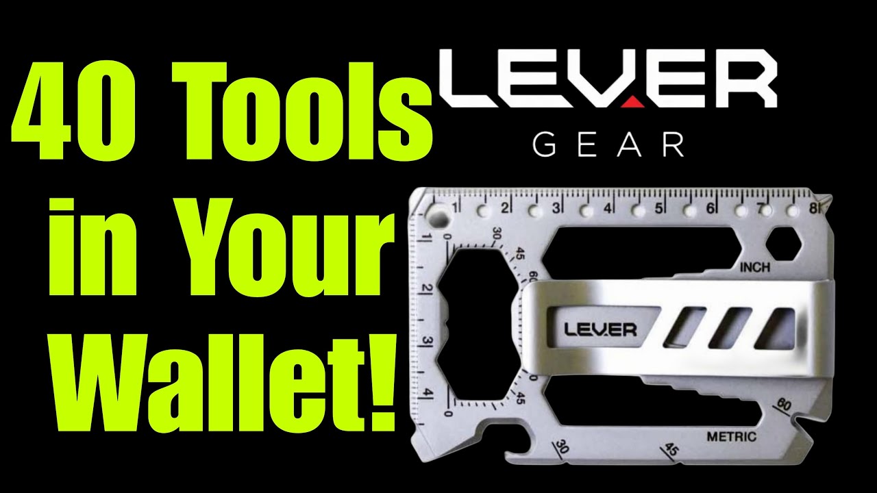 Lever Gear Toolcard Pro Wallet Review - Fix ANYTHING On-the-Go