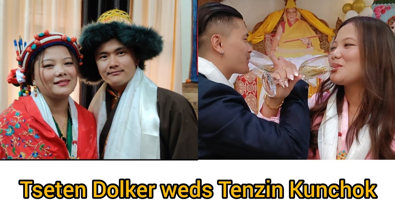 TSETEN WEDS KUNCHOK Wedding ceremony #tibetan #wedding #ceremony