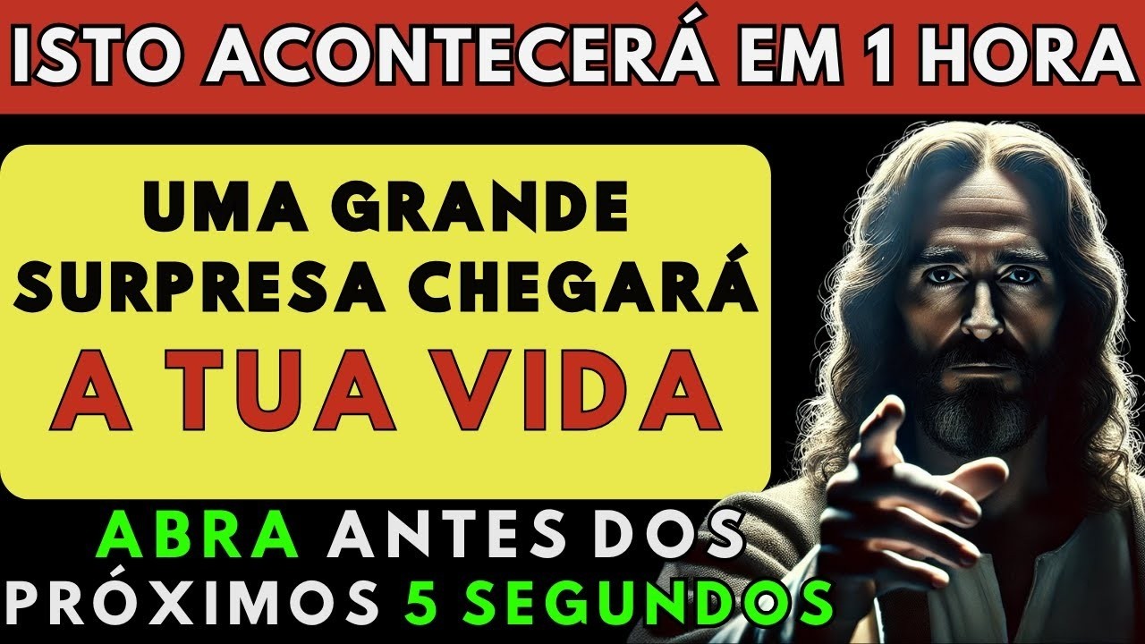 DEUS DIZ_ FALTA APENAS 1 HORA… E VOCÊ TESTEMUNHARÁ ALGO INCRÍVEL! NÃO IGNORE ESTE SINAL