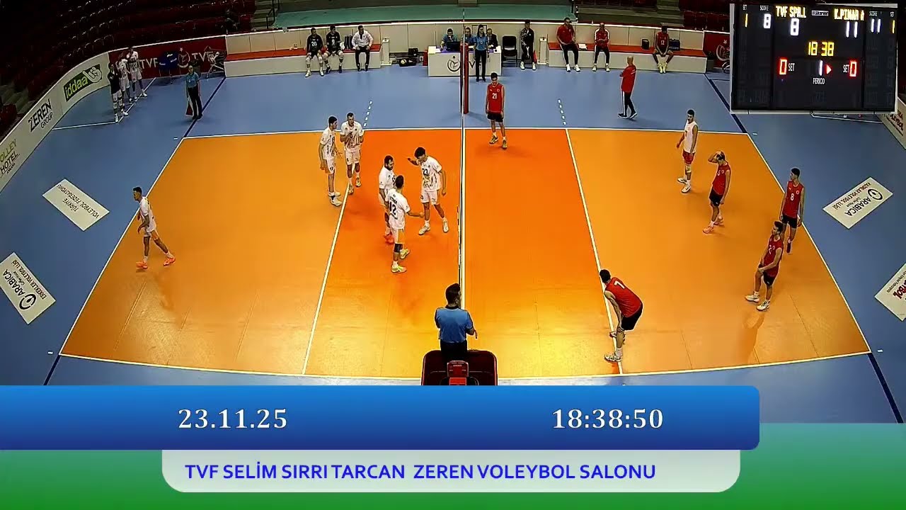 TVF SPOR LİSESİ - KARAPINAR ANADOLU LEOPARLARI Arabica Coffee House Erkekler Voleybol 1.Ligi