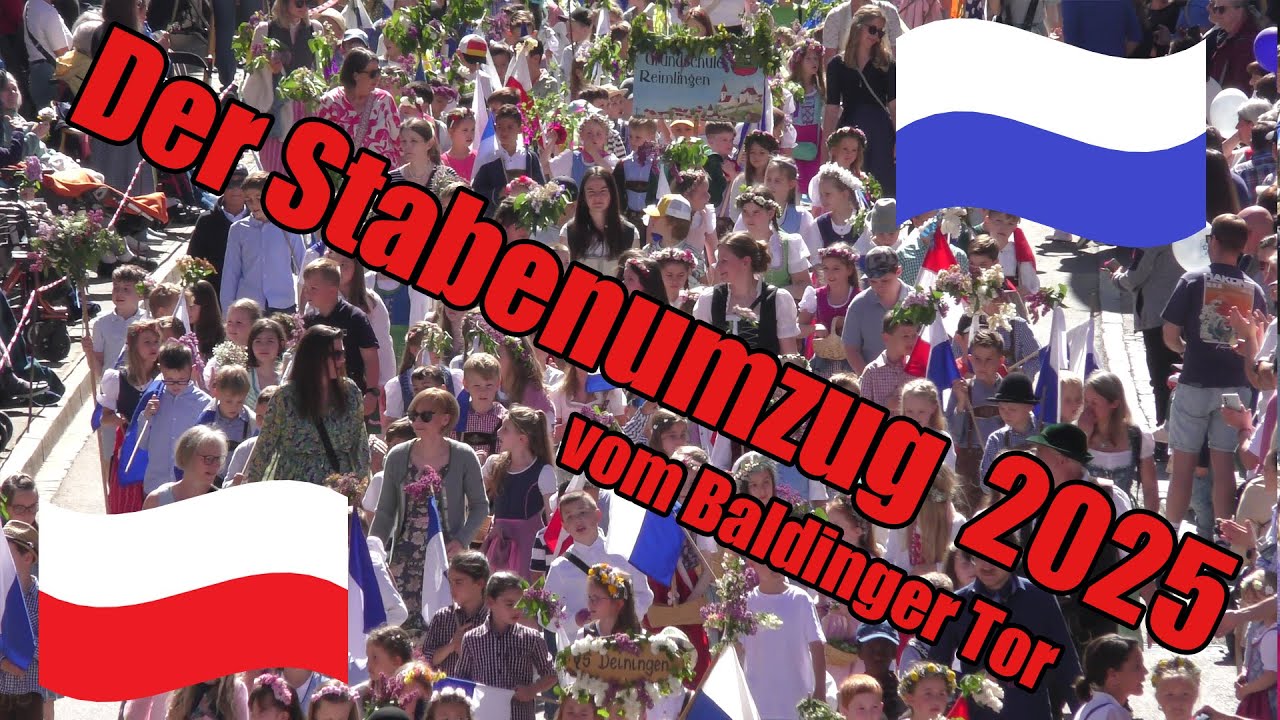 Der Stabenumzug 2025 - vom Baldinger Tor 4K