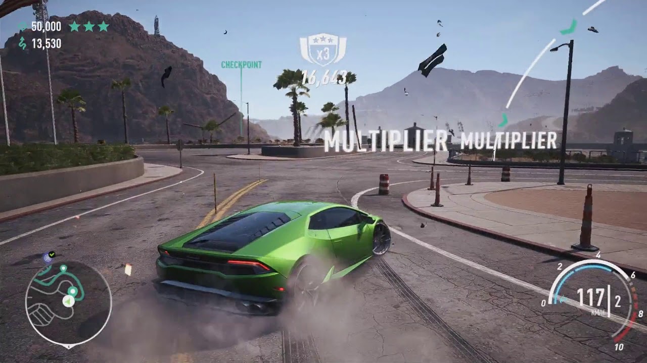 NFS Payback - 3 Stars in all 30 Drift Zones (with Map Locations)