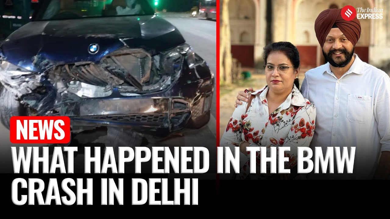 BMW Crash Kills Finance Ministry Deputy Secretary Navjot Singh | Delhi Road Accident