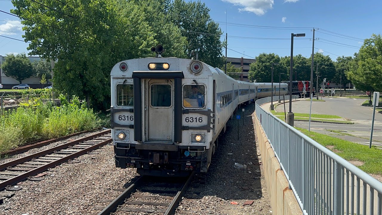 The Metro-North Railroad: Shoreliner Train Ride from Danbury to South Norwalk (#1867)