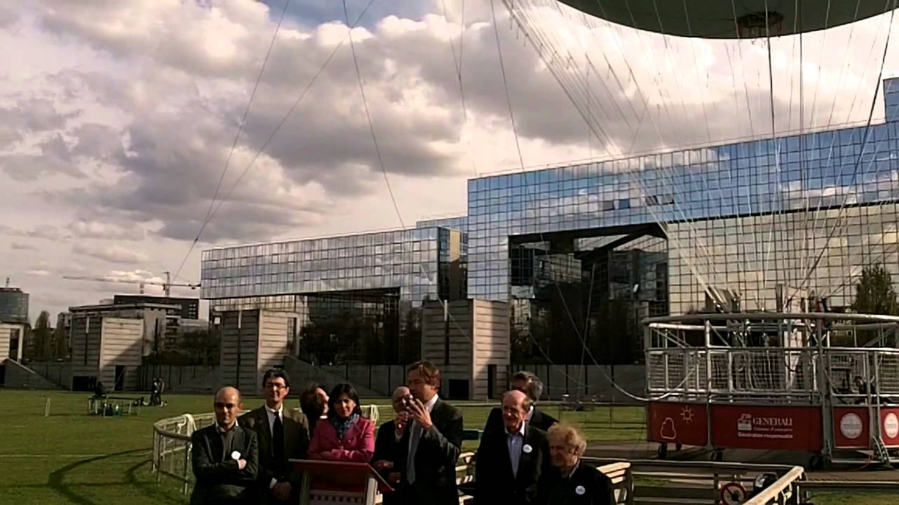 Inauguration Ballon Captif de Paris Generali jeudi 18 avril 2013 parc André Citroën