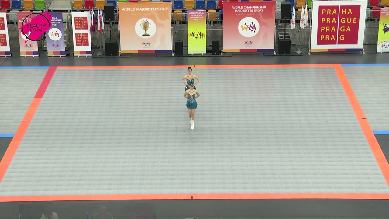 Adéla Birošová, Aneta Tarabíková duo 2 baton senior 2021