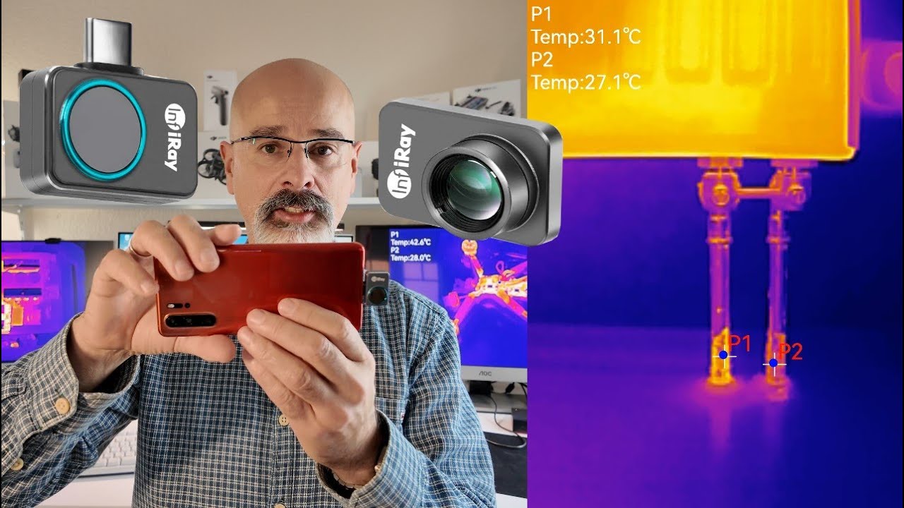 InfiRay P2 Pro Wärmebildkamera zum Anstecken ans Smartphone im Test  - Wie gut ist sie wirklich ?