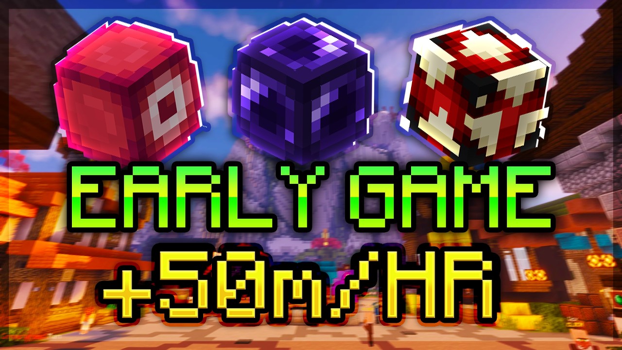 3 ЛУЧШИХ СПОСОБА ЗАРАБОТКА НА НАЧАЛЕ ИГРЫ - Руководство по Hypixel Skyblock