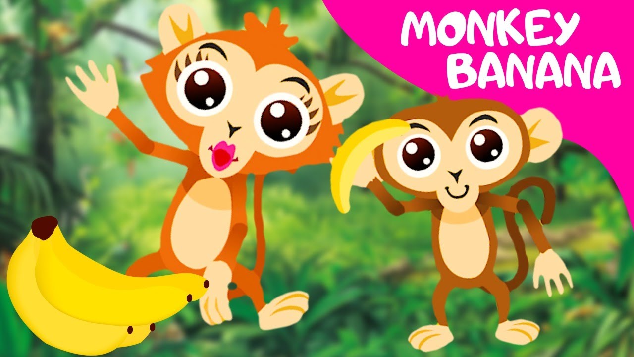 Monkey Banana-Baby Monkey | Animal Songs | Song for Children with Alex and Kirill