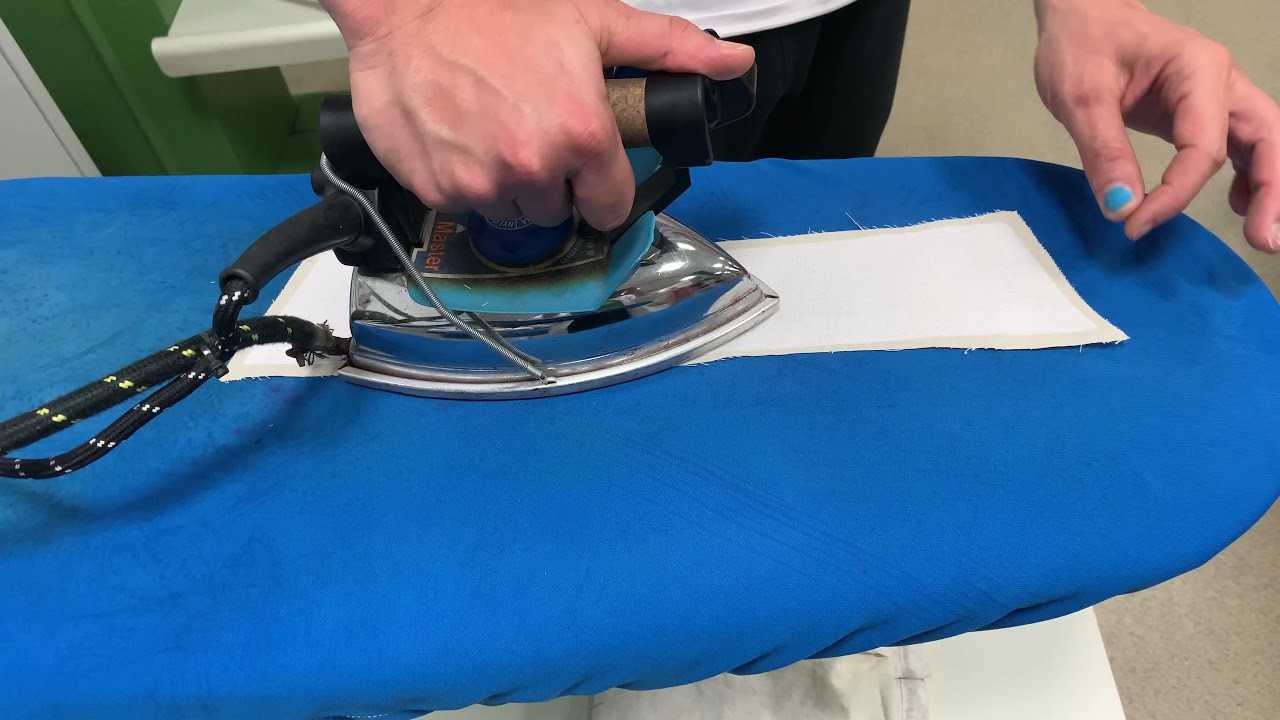 pegado entretela con plancha