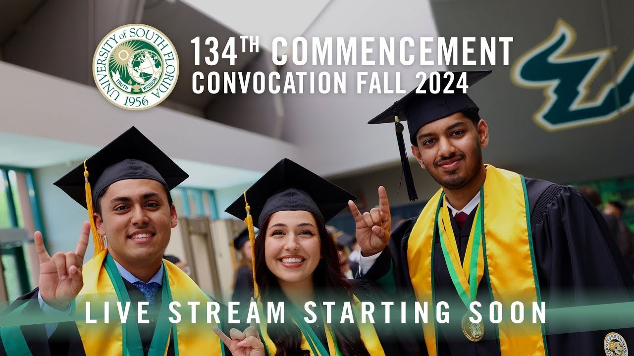 USF Fall Commencement Ceremony | Saturday 1:30 P.M.