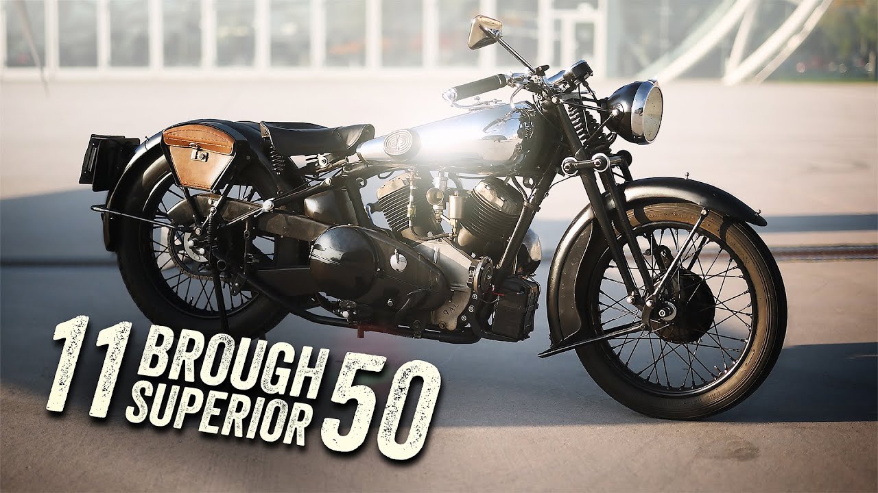 RAW SOUND - BROUGH SUPERIOR 11-50 (SUPER RARE) 4K - ASMR