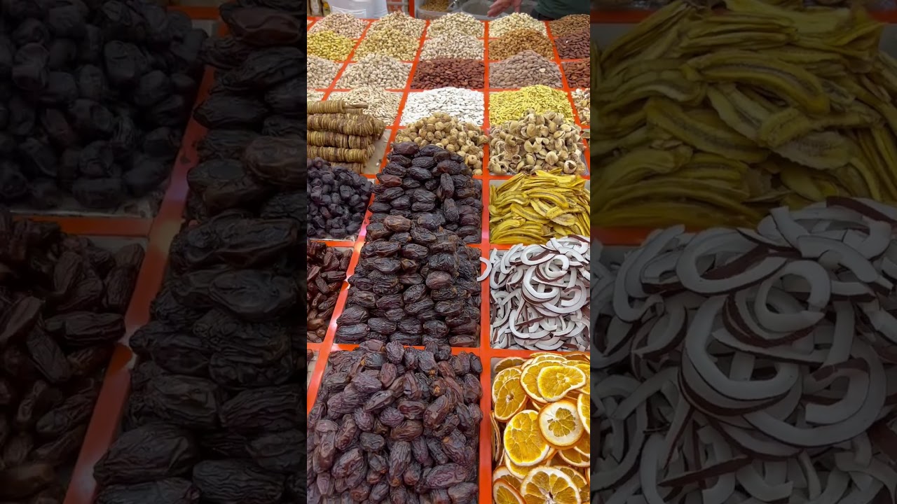 Dubai : dry fruits markets