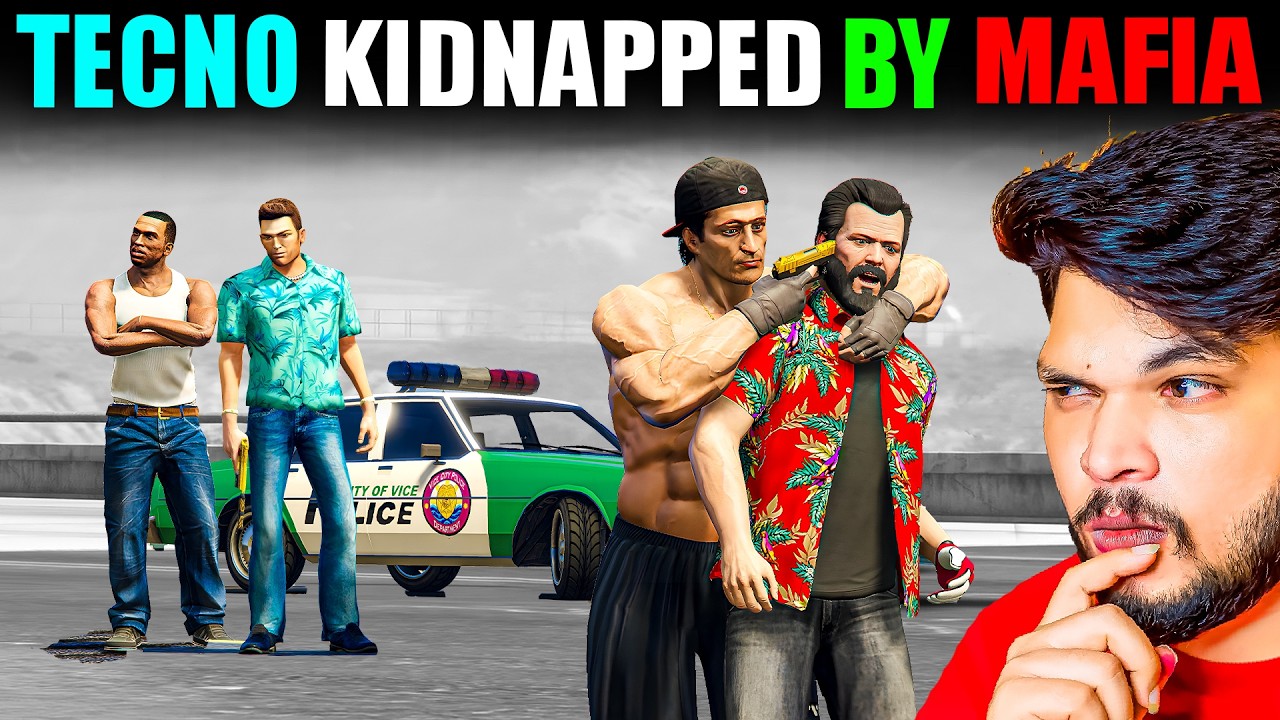 Underwater Mafia Kidnaps Techno Gamerz 😱 | Can Tommy Vercetti Save Him? 🔥 | GTA 5 – Chapter 1