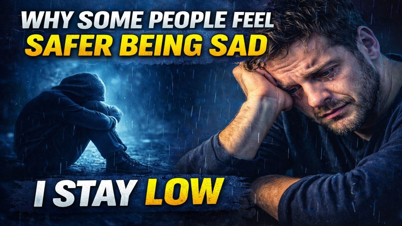 WHY SOME PEOPLE FEEL SAFER BEING SAD