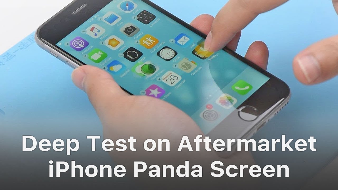First-hand Test on New iPhone Aftermarket Screen - Panda Screen