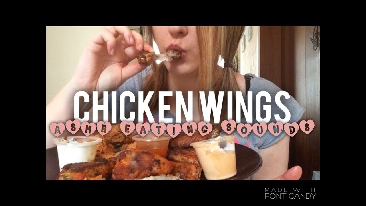 Wings ~ ASMR Relaxing Eating Sounds