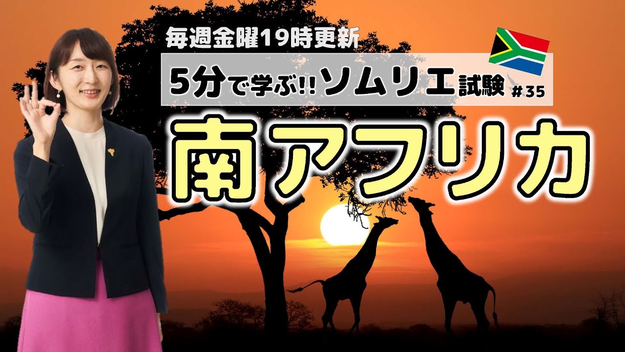 【ワインの知識】5分で学ぶソムリエ・ワインエキスパート試験　Part.35　南アフリカ