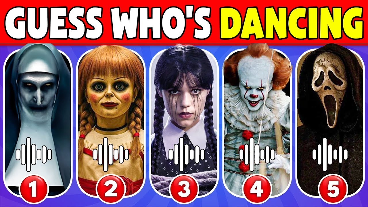 Guess Who's Dancing - Guess the Horror Movie Character by the Dance | Valak, Annabelle