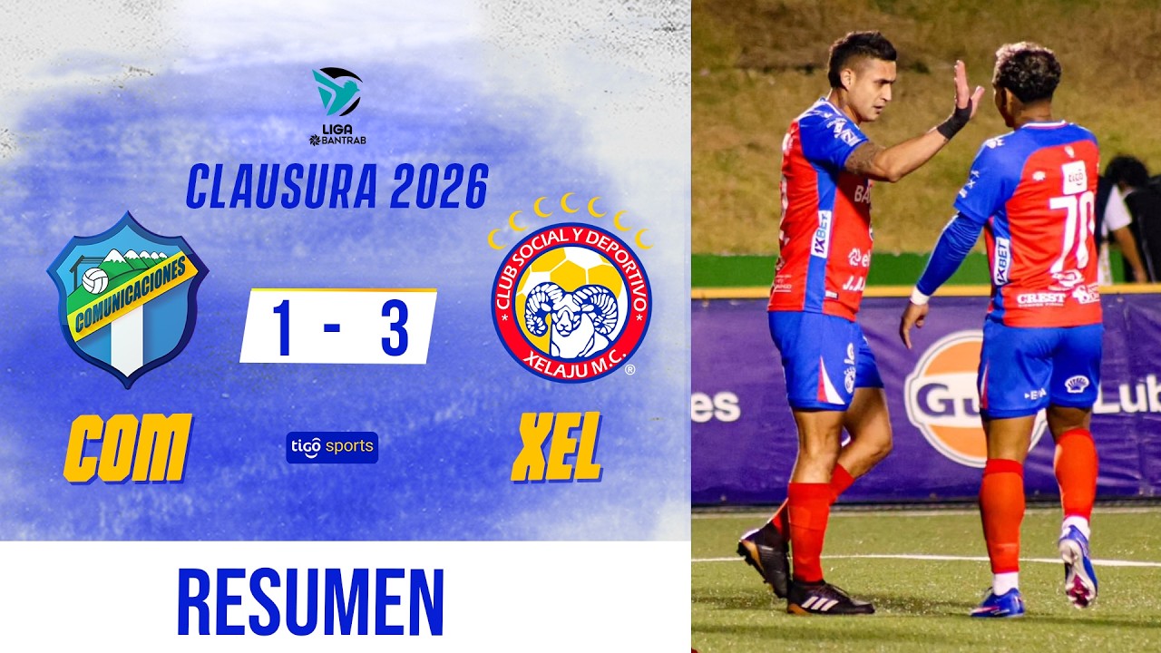 XELAJ&Uacute; NUEVO L&Iacute;DER DEL CLAUSURA  | Comunicaciones 1-3 Xelaj&uacute; MC | Resumen Completo