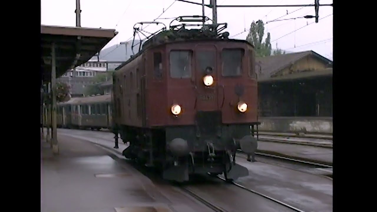 Swiss Railways in 1992 - Historic Loco, Rural Routes & Zurich