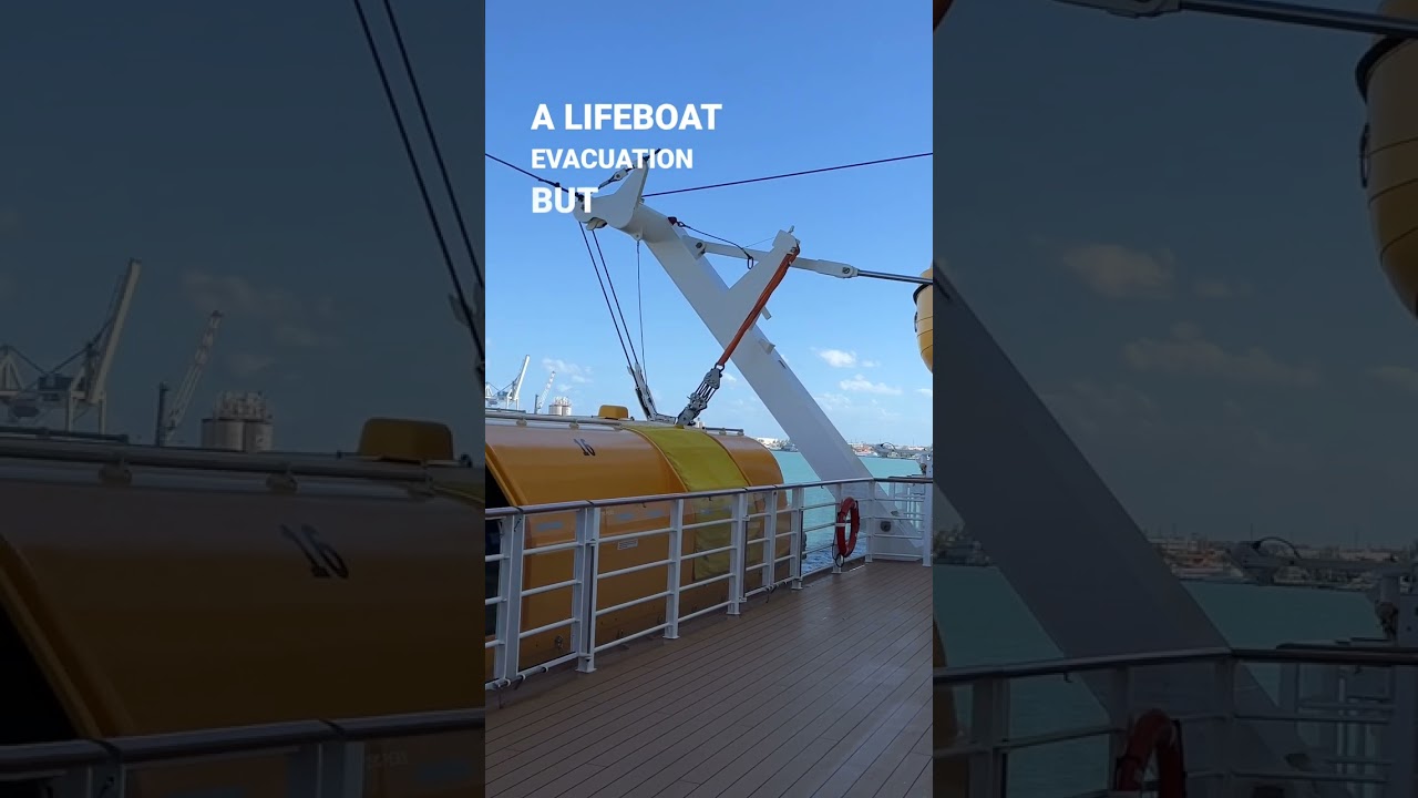 Lifeboats on Disney Cruises