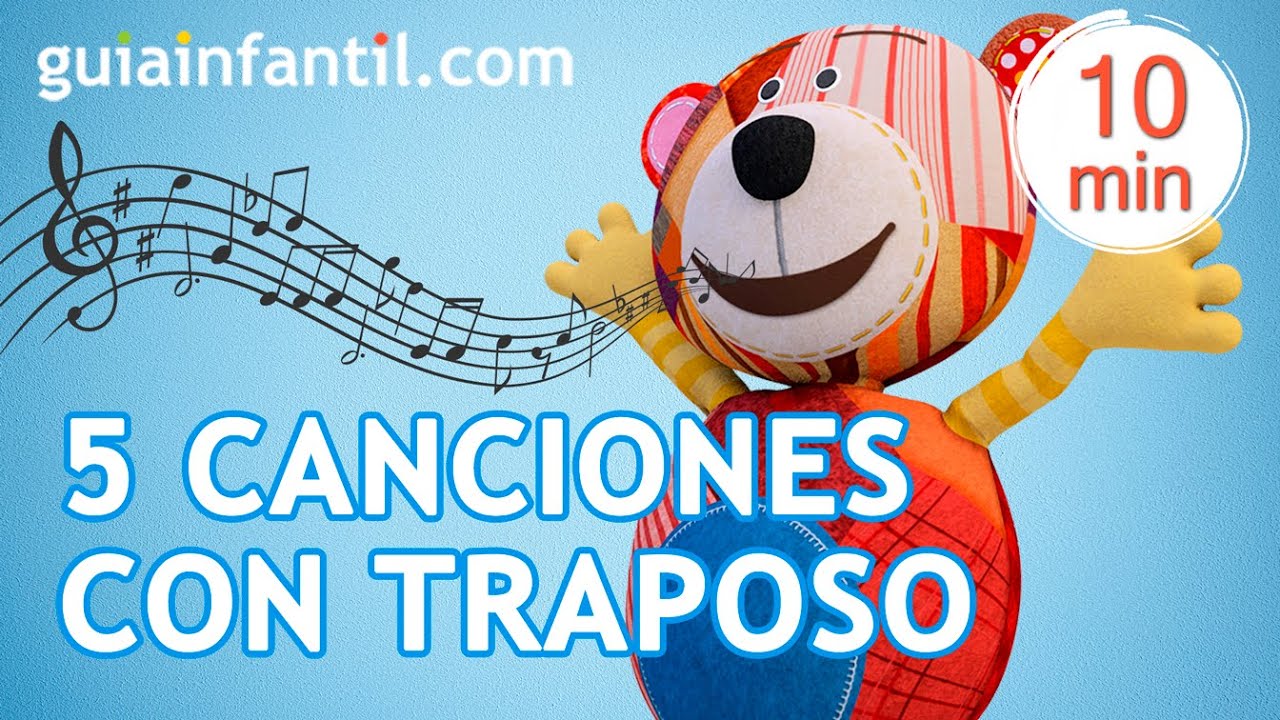 TOP de CANCIONES infantiles para aprender los NÚMEROS y las VOCALES con Traposo 🎵  Música para niños