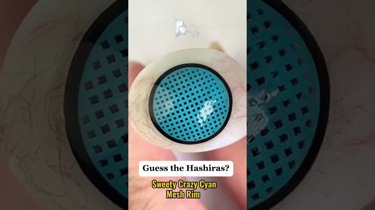 Demon Slayer Cosplay Contact Lens #demonslayer #hashira #kny #contactlenses #cosplay #uniqso #shorts
