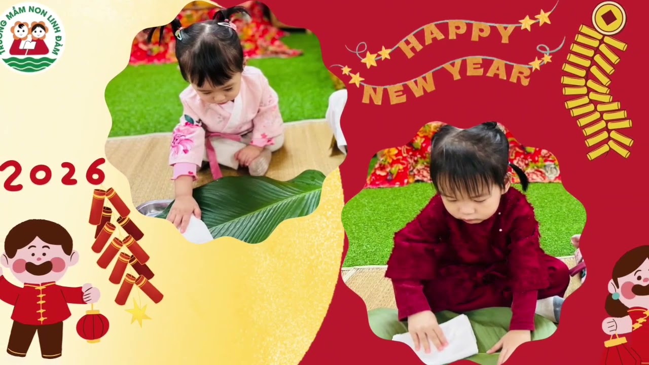 Hoạt động trải nghiệm: Bé gói bánh chưng - Lớp NT Mon 1