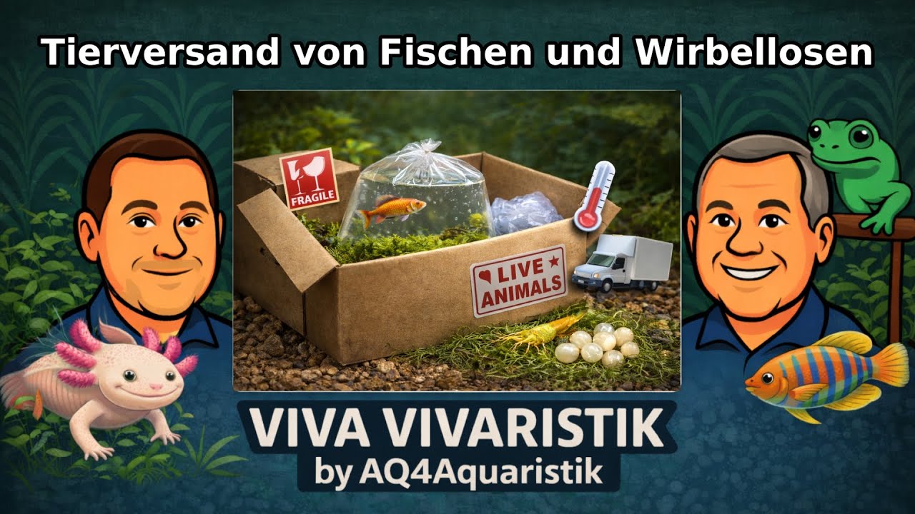 Viva Vivaristik – Folge 45: Tiere verschicken? Was beim Versand 📦 von Tieren erlaubt & sinnvoll ist
