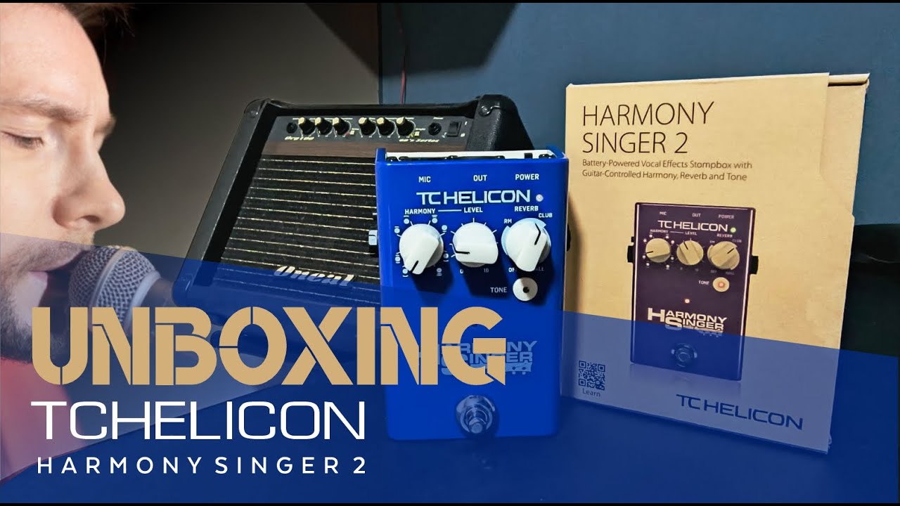TC HELICON  HARMONY SINGER 2  - PEDAL DE EFEITO DE VOZ PARA MUSICA GOSPEL