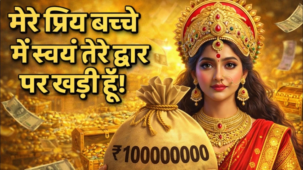 मेरे प्रिय बच्चे मै स्वयं तेरे द्वार पर खड़ी हूं।🙏🏻🥺💸 #maa #maalaxmi 