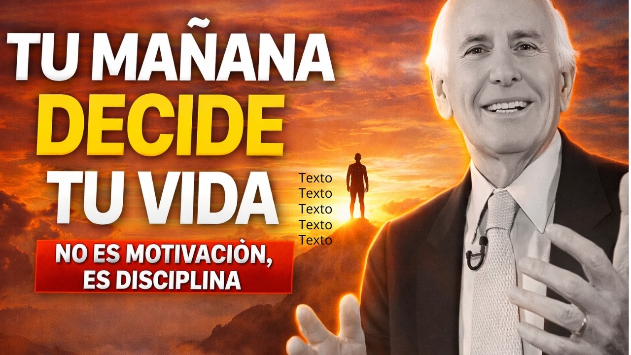 Tu Mañana Decide Tu Vida (No Es Motivación, Es Disciplina)..jim rohn
